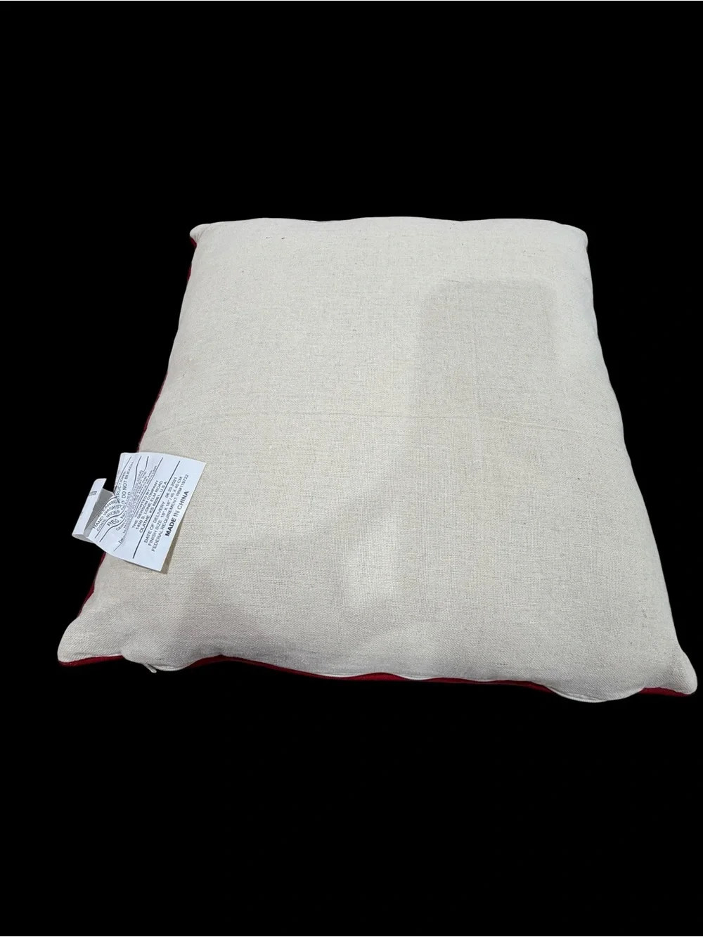 NWT Red Plaid Holiday Throw Pillow Set - Christmas Tree & Wreath